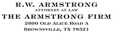 R.W. Armstrong - The Armstrong Firm